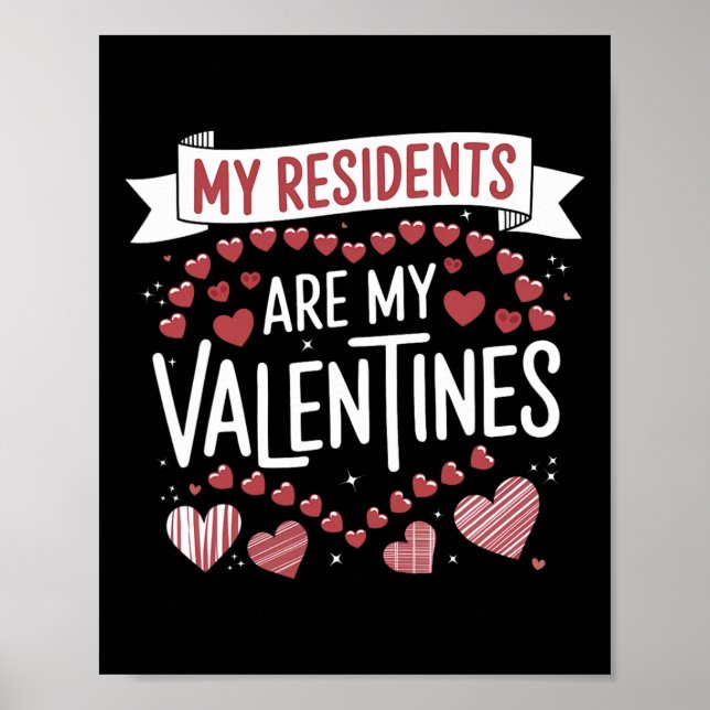 Affiche Mes résidents sont mon infirmière de la Saint-Vale (Devant)