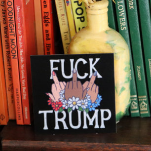 Affiche Mes sentiments sur Donald Trump Unis nous tenons d