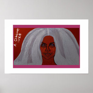 Affiche Mes taches de rousseur sont mon symbole de positiv
