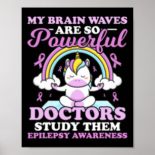 Affiche Mes Vagues De Cerveau Sont Si Puissantes Que Les M