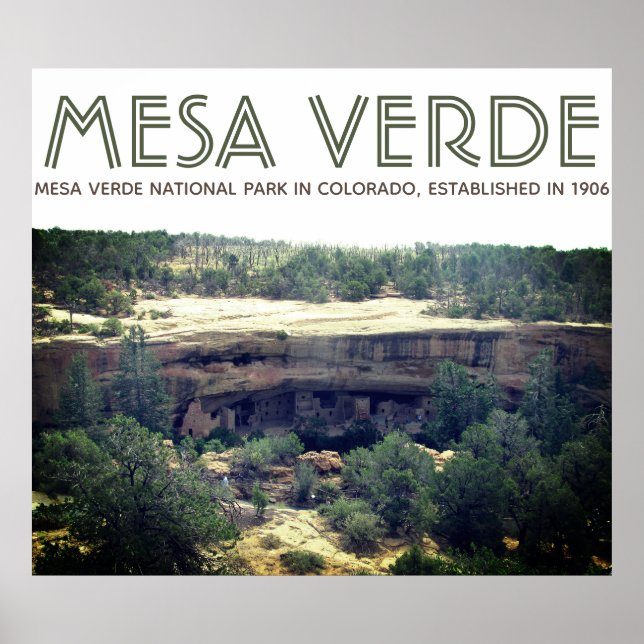 Affiche Mesa Verde (Devant)