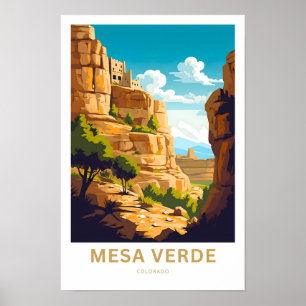 Affiche Mesa Verde Colorado Imprimer