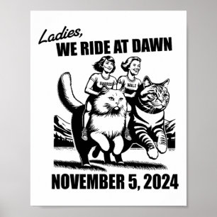 Affiche Mesdames Nous Voyageons À Dawn Harris Wheimer 2024