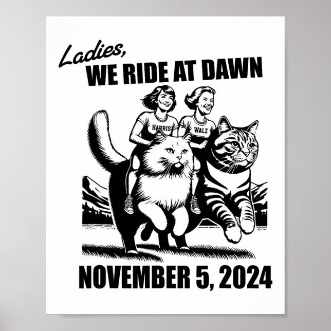 Affiche Mesdames Nous Voyageons À Dawn Harris Wheimer 2024 (Devant)