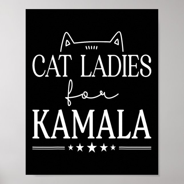 Affiche Mesdames Pour Kamala Harris 2024 (Devant)