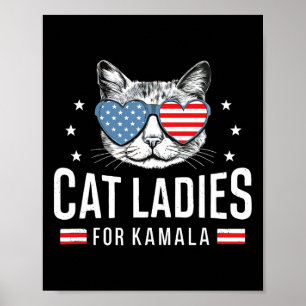 Affiche Mesdames Pour Kamala Harris Démocratie Voter Blue