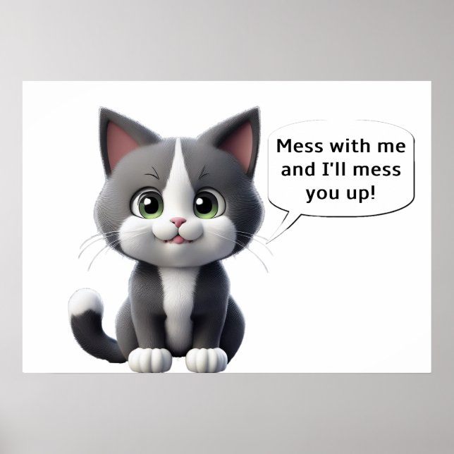 AFFICHE MESS AVEC MOI KITTEN (Devant)
