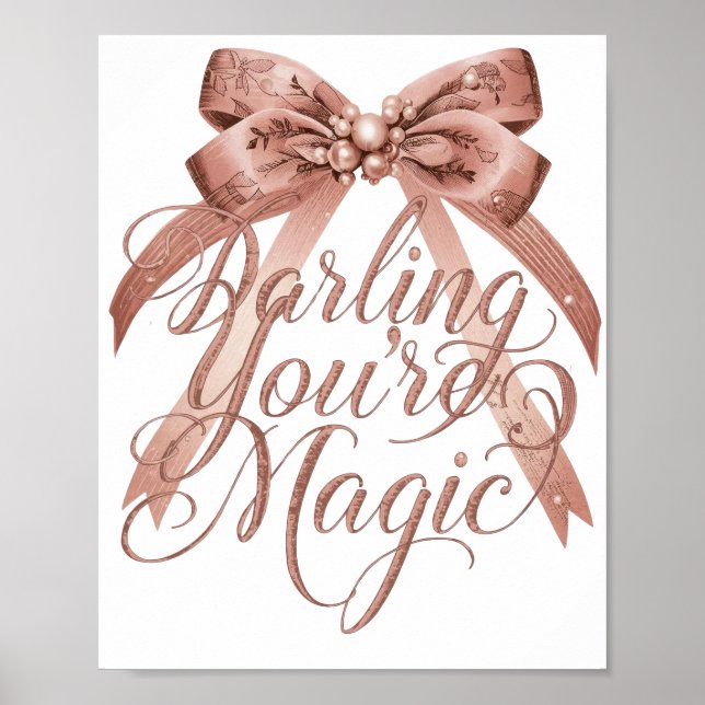 Affiche Message Chic d'Amour de Soi et d'Autorisation (Devant)