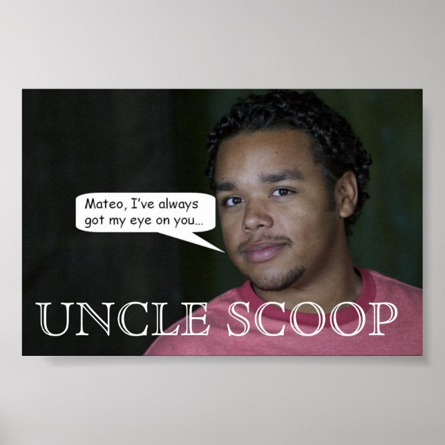 Affiche Message de l'oncle Scoop à Mateo (Devant)