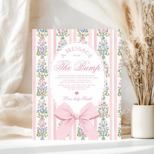 Affiche Message du Baby shower Love Shack