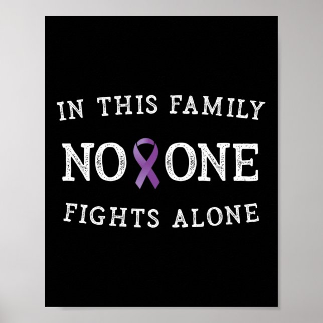 Affiche Message positif Sensibilisation au cancer pancréat (Devant)