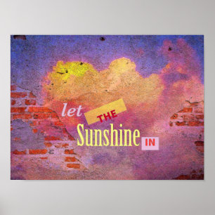 Affiche Message sur un mur