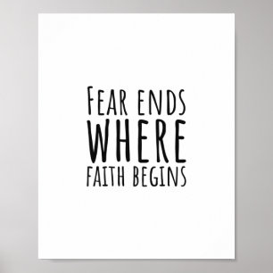Affiche Messages d'inspiration chrétienne
