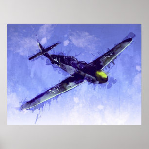 Affiche Messerschmitt Bf 109