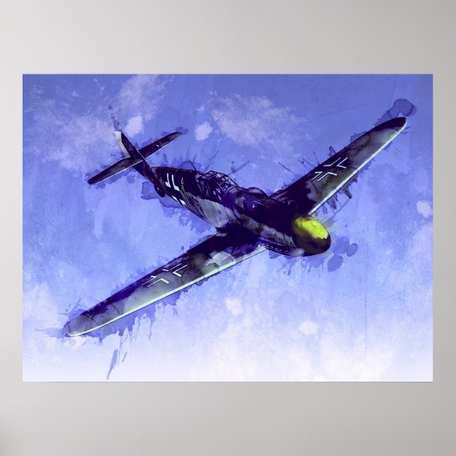 Affiche Messerschmitt Bf 109 (Devant)