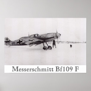 Affiche Messerschmitt Bf-109F