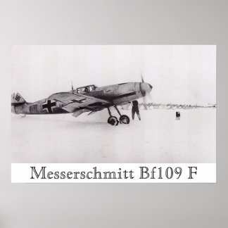 Affiche Messerschmitt Bf-109F