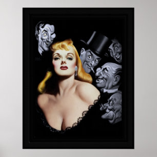 Affiche Messieurs Prefer Blondes par Earle Kulp Bergey