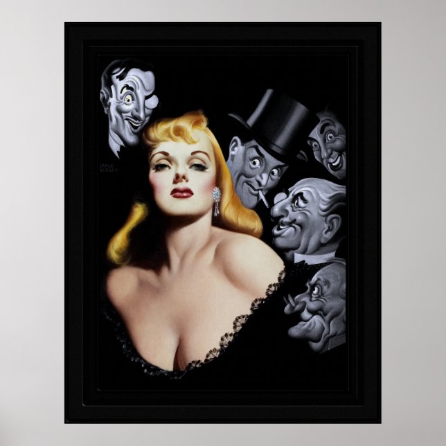 Affiche Messieurs Prefer Blondes par Earle Kulp Bergey (Devant)