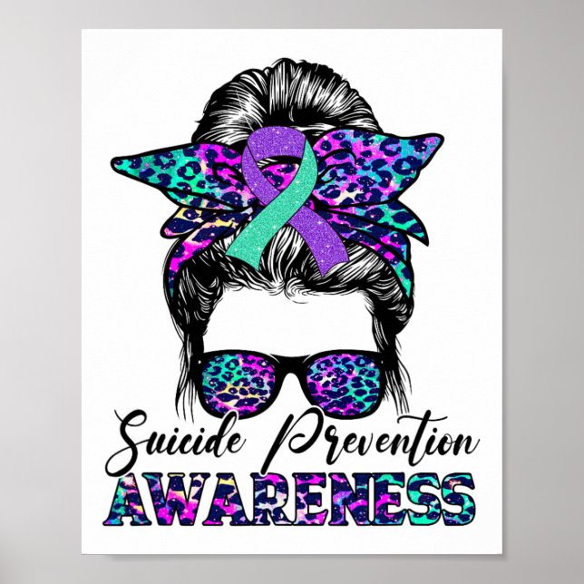 Affiche Messy Bun Prévention Suicide Sensibilisation Rib S (Devant)
