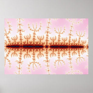 Affiche Mesure sismique - Art fractal