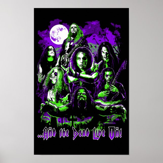 Affiche Metal Legends - Les Morts Vivent Encore ! (Devant)