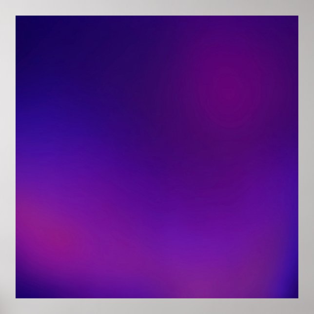 Affiche Métamorphose 1 Violet Bleu Élégance (Devant)