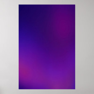 Affiche Métamorphose 1 Violet Bleu Élégance