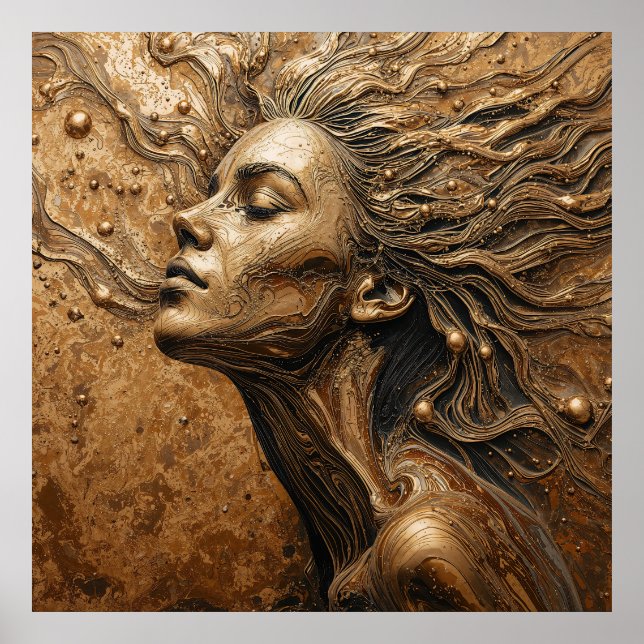 Affiche “Metamorphosis of Light” – A Surreal Portrait (Devant)