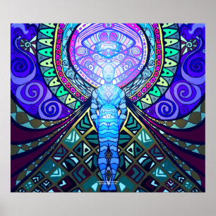 Affiche Metatron "ange de pensée "