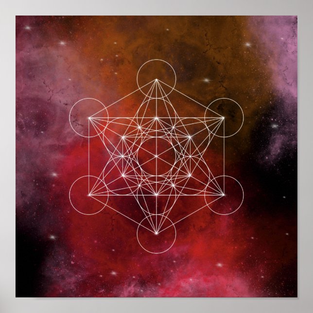 Affiche Metatron, chakra,zen,sacred geometric, angel (Devant)