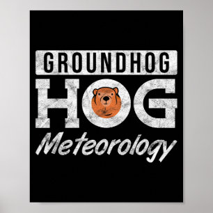 Affiche Météorologie de la marmotte Ground Hog _3