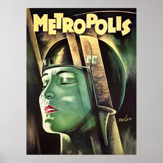 Affiche Métropole Film Vintage   (Devant)