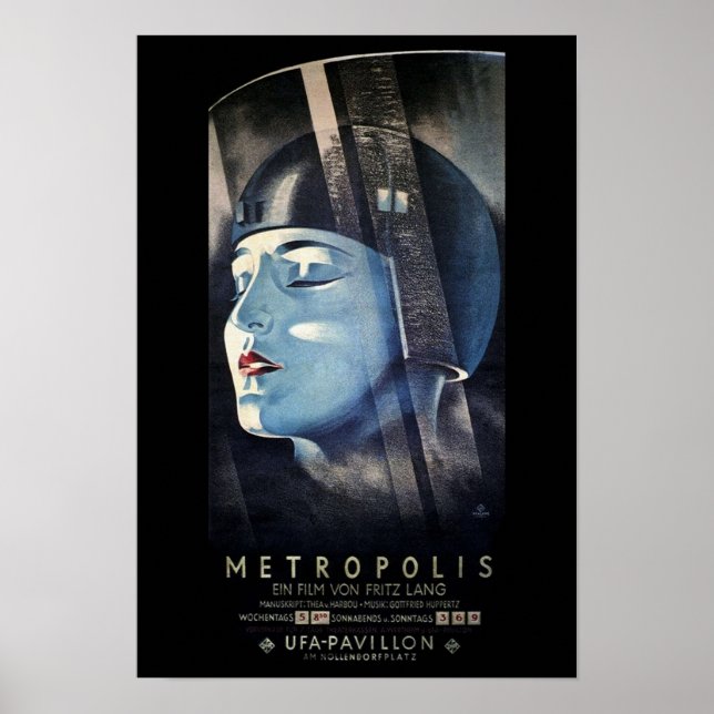 Affiche Metropolis 1927 (Devant)