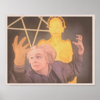 Affiche Metropolis (1927) - La révélation de l'inventeur