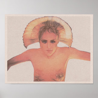 Affiche Metropolis (1927) - Le feu s'est déclenché