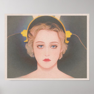 Affiche Metropolis (1927) - Maria and The Machine Art