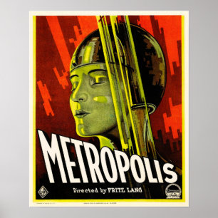Affiche METROPOLIS réalisé par Fritz Lang 1927