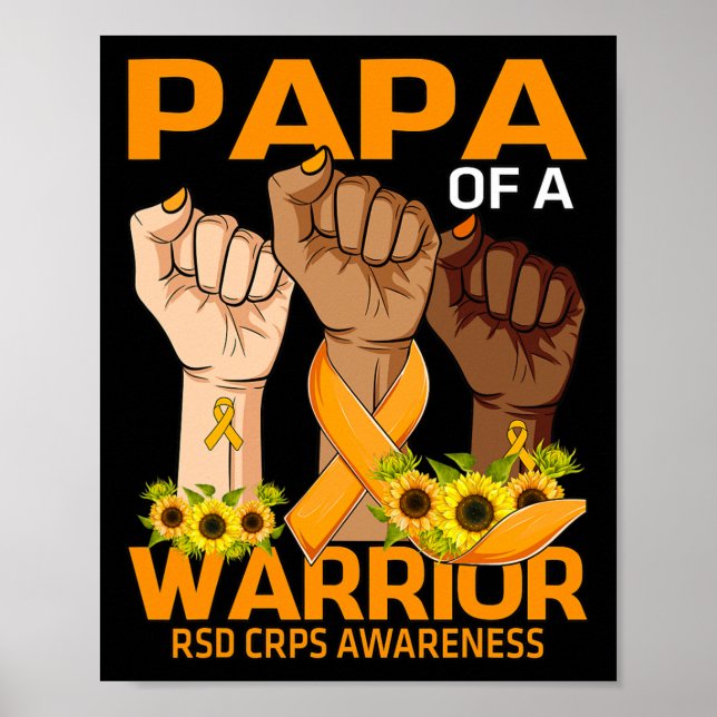 Affiche Mets Papa D'Un Guerrier Rsd Crps Sensibilisation S (Devant)