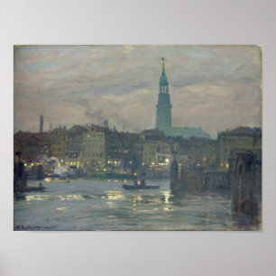 Affiche Mettant sur les lumières, 1904