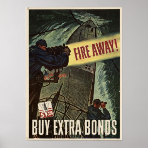 Affiche Mettez le feu loin ! Achetez les titres d'emprunt