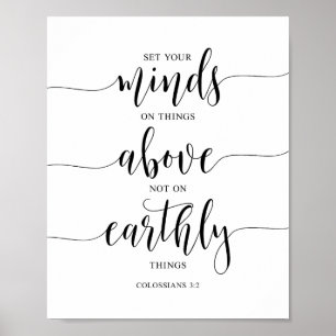 Affiche Mettez votre esprit sur les choses ci-dessus, Colo