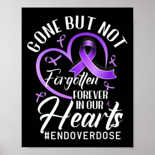 Affiche Mettre fin à la memorial d'un proche surdosed Awar