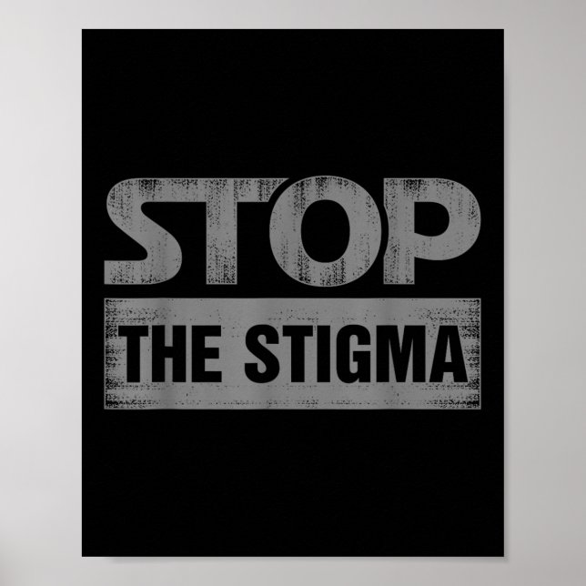 Affiche Mettre fin à la stigmatisation de la santé mentale (Devant)