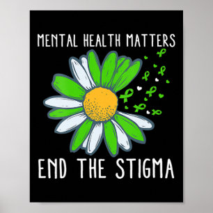 Affiche Mettre fin à la stigmatisation de la santé mentale