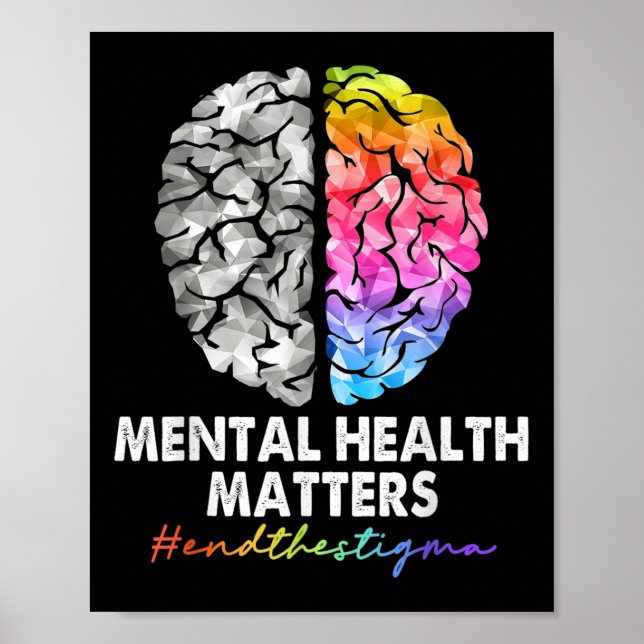 Affiche Mettre fin à la stigmatisation de la santé mentale (Devant)