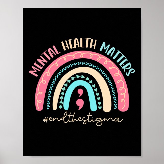 Affiche Mettre fin à la stigmatisation, la santé mentale,  (Devant)