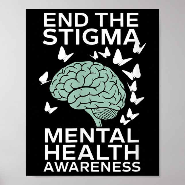 Affiche Mettre fin à la stigmatisation santé mentale S Con (Devant)