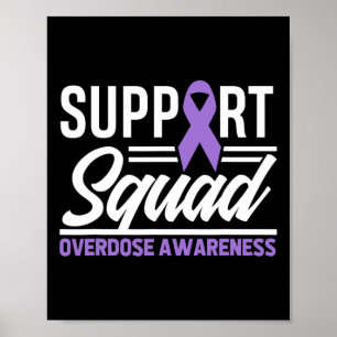 Affiche Mettre fin à la surdose de soutien Sensibilisation
