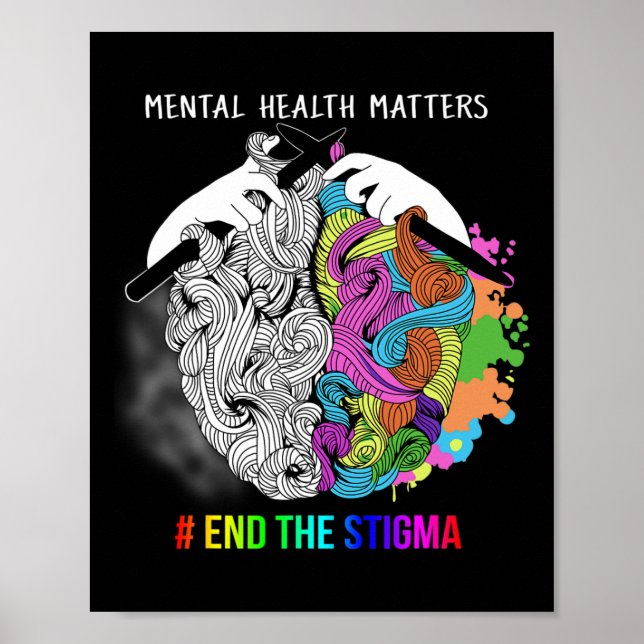 Affiche Mettre Un Terme À La Stigmatisation Des Problèmes  (Devant)